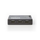 HDMI ™ Switch | 5-Port port(s) | 5x HDMI™ Bemenet | 1x HDMI™ Kimenet | 1080p | 3.4 Gbps | ABS | Fekete