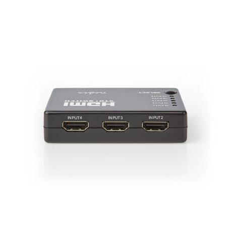 HDMI ™ Switch | 5-Port port(s) | 5x HDMI™ Bemenet | 1x HDMI™ Kimenet | 1080p | 3.4 Gbps | ABS | Fekete