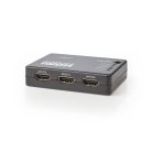 HDMI ™ Switch | 5-Port port(s) | 5x HDMI™ Bemenet | 1x HDMI™ Kimenet | 1080p | 3.4 Gbps | ABS | Fekete