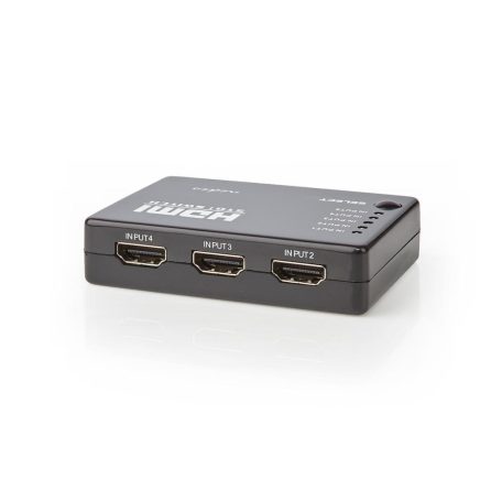 HDMI ™ Switch | 5-Port port(s) | 5x HDMI™ Bemenet | 1x HDMI™ Kimenet | 1080p | 3.4 Gbps | ABS | Fekete