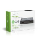 HDMI ™ Switch | 5-Port port(s) | 5x HDMI™ Bemenet | 1x HDMI™ Kimenet | 1080p | 3.4 Gbps | ABS | Fekete