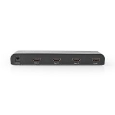   HDMI ™ Switch | 3-Port port(s) | 3x HDMI™ Bemenet | 1x HDMI™ Kimenet | 4K@60Hz | 18 Gbps | Távvezérelt | Fém | Antracit