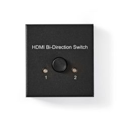   HDMI ™ Switch | 3-Port port(s) | 1x HDMI™ Bemenet / 2x HDMI™ Bemenet | 1x HDMI™ Kimenet / 2x HDMI™ Kimenet | 4K@60Hz | 6 Gbps | Fém | Antracit