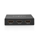 HDMI ™ Switch | 3-Port port(s) | 3x HDMI™ Bemenet | HDMI™ Kimenet | 8K@60Hz | 45 Gbps | Távvezérelt | Alumínium | Antracit