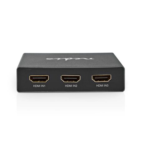 HDMI ™ Switch | 3-Port port(s) | 3x HDMI™ Bemenet | HDMI™ Kimenet | 8K@60Hz | 45 Gbps | Távvezérelt | Alumínium | Antracit