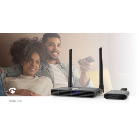 Vezeték nélküli HDMI ™ jeladó | Wi-Fi | 2400-5000 MHz | 30.0 m (látótávolságon belül) | Maximális felbontás: Full HD 1080p | 1.65 Gbps | ABS | Szürke