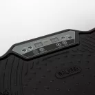 Bewello Flabelos mozgásterápiás alakformáló Vibrációs tréner - fekete fekete ultravékony vibrotréner Bluetooth vibrációs edzőpad gumikötéllel távirányítóval erősített kiadás bluetooth