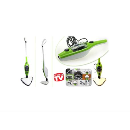 Lean & Green H2O MOP X5 gőztisztító - 1300w 450ml extra hatékony tisztítás és fertőtlenítés gőzölős felmosó - 5 az 1-ben Multifunkciós takarítógép