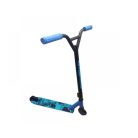 STUNT freestyle roller ügyességi roller fekete-kék-zöld-piros masszív kivitel atrakciók bemutatására 3 csavaros bilincs black limited edition W1063