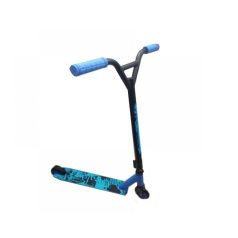   STUNT freestyle roller ügyességi roller fekete-kék-zöld-piros masszív kivitel atrakciók bemutatására 3 csavaros bilincs black limited edition W1063