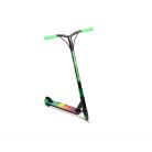 STUNT freestyle roller ügyességi roller fekete-kék-zöld-piros masszív kivitel atrakciók bemutatására 3 csavaros bilincs black limited edition W1063