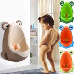 Műanyag falra szerelhető bili / piszoár - béka