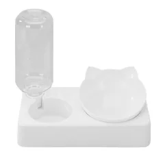   Automata itató, etetőtállal - 500 ml - 24,5 x 23,5 x 12,5 cm