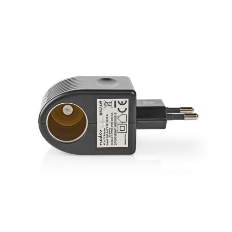 Hálózati aljzat adapter | Euro / C típus (CEE 7/16) | 100 - 240 V AC 50/60 Hz | 12 V DC | 6 W | Hálózati Áramellátás | 0.3 A | Fekete | Műanyag