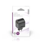 Hálózati aljzat adapter | Euro / C típus (CEE 7/16) | 100 - 240 V AC 50/60 Hz | 12 V DC | 6 W | Hálózati Áramellátás | 0.3 A | Fekete | Műanyag
