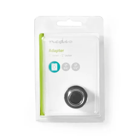 Tömlő csatlakozó | 3/4'' | 1/2'' | Fém | Ezüst