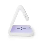 Alarm clock wireless charger | Qi szabványú | 5 / 7.5 / 10 W | USB-A Aljzat | Éjszakai Fény | 2 Riasztási Idők | Szundi funkció