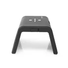 Alarm clock wireless charger | Qi szabványú | 5 / 7.5 / 10 / 15 W | USB-A Dugasz | Éjszakai Fény | 2 Riasztási Idők | Szundi funkció