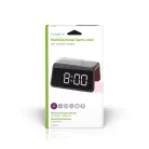 Alarm clock wireless charger | Qi szabványú | 5 / 7.5 / 10 / 15 W | USB-A Dugasz | Éjszakai Fény | 2 Riasztási Idők | Szundi funkció