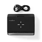 Alarm clock wireless charger | Qi szabványú | 5 / 7.5 / 10 / 15 W | USB-A Dugasz | Éjszakai Fény | 2 Riasztási Idők | Szundi funkció