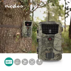   Wildlife Camera | 4K@10fps | 48.0 MPixel | 4 MPixel CMOS | IP66 | Black No-Glow IR | Night vision | Viewing angle: 90 ° | Motion sensor | Detection angle: 60 ° | Detection range: 20.0 m | Screen size: 2.3 " | LCD Screen | Brown / Green