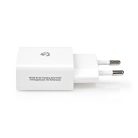 Fali Töltő | 12 W | Gyors töltés funkció | 1x 2.4 A A | Kimenő csatlakozók száma: 1 | USB-A | USB Type-C™ (Lengő) Kábel | 1.00 m | Single Voltage Output