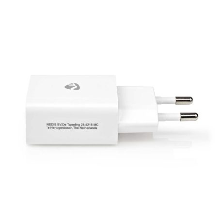 Fali Töltő | 12 W | Gyors töltés funkció | 1x 2.4 A A | Kimenő csatlakozók száma: 1 | USB-A | USB Type-C™ (Lengő) Kábel | 1.00 m | Single Voltage Output