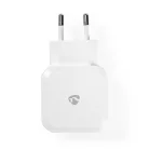 Fali Töltő | 24 W | Gyors töltés funkció | 2x 2.4 A A | Kimenő csatlakozók száma: 2 | 2x USB-A | Nincs Kábel Mellékelve | Single Voltage Output