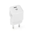 Fali Töltő | 30 W | Gyors töltés funkció | 1.5 / 2.0 / 2.5 / 3.0 A | Kimenő csatlakozók száma: 1 | USB-C™ | Automatikus Feszültség Kiválasztás