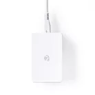 Fali Töltő | 2x 3.0 A / 3x 2.4 A | Kimenő csatlakozók száma: 5 | Csatlakozó típusa: 1x USB-C™ / 4x USB-A | Nincs Kábel Mellékelve | 63 W | Automatikus Feszültség Kiválasztás