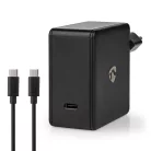 Fali Töltő | 65 W | Gyors töltés funkció | 3.0 / 3.25 A A | Kimenő csatlakozók száma: 1 | USB-C™ | Type-C™ | 2.00 m | Automatikus Feszültség Kiválasztás