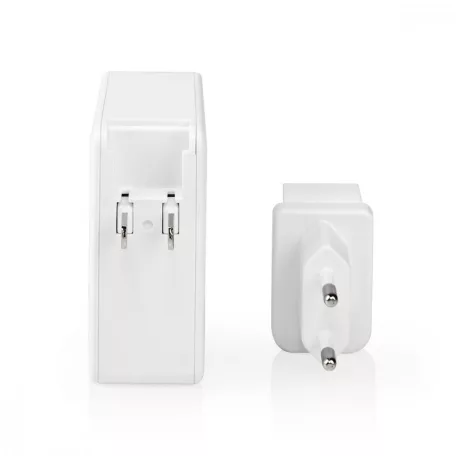 Fali Töltő | 65 W | Gyors töltés funkció | 3.0 / 3.25 A A | Kimenő csatlakozók száma: 1 | USB-C™ | USB Type-C™ (Lengő) Kábel | 3.00 m | Automatikus Feszültség Kiválasztás