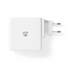 Fali Töltő | 65 W | Gyors töltés funkció | 3.0 / 3.25 A A | Kimenő csatlakozók száma: 1 | USB-C™ | USB Type-C™ (Lengő) Kábel | 3.00 m | Automatikus Feszültség Kiválasztás