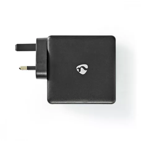 Fali Töltő | 65 W | Gyors töltés funkció | 1.5 / 2.0 / 3.0 / 3.25 A A | Kimenő csatlakozók száma: 2 | 2x USB-C™ | Automatikus Feszültség Kiválasztás