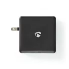 Fali Töltő | 65 W | Gyors töltés funkció | 1.5 / 2.0 / 3.0 / 3.25 A A | Kimenő csatlakozók száma: 2 | 2x USB-C™ | Automatikus Feszültség Kiválasztás