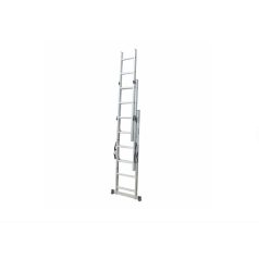   WERNER AXIAL  kitolható alumínium létra 3.2m-es 3 részes 3x6 univerzális kitolható munkamagasság 4,5m összecsukva 1,75m