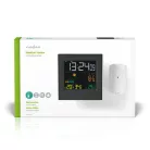 Meteorológiai állomás | Bel- és Kültéri | Vezeték nélküli időjárás érzékelőt tartalmaz | Időjárás előrejelzés | Idő kijelzővel | LED Kijelző | Ébresztő funkcióval