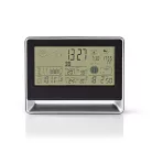 Meteorológiai állomás | Bel- és Kültéri | Vezeték nélküli időjárás érzékelőt tartalmaz | Időjárás előrejelzés | Légnyomásmérő | Idő kijelzővel | Háttér megvilágosítású LCD Kijelző | Ébresztő funkcióval
