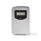 Meteorológiai állomás | Bel- és Kültéri | Vezeték nélküli időjárás érzékelőt tartalmaz | Időjárás előrejelzés | Légnyomásmérő | Idő kijelzővel | Háttér megvilágosítású LCD Kijelző | Ébresztő funkcióval