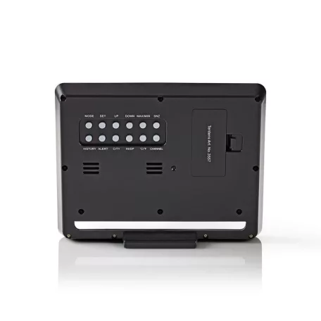 Meteorológiai állomás | Bel- és Kültéri | Vezeték nélküli időjárás érzékelőt tartalmaz | Időjárás előrejelzés | Légnyomásmérő | Idő kijelzővel | Háttér megvilágosítású LCD Kijelző | Ébresztő funkcióval