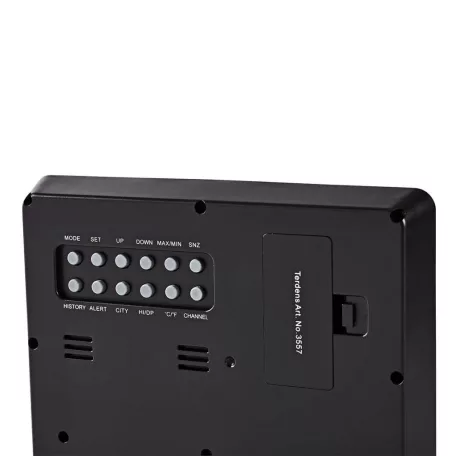 Meteorológiai állomás | Bel- és Kültéri | Vezeték nélküli időjárás érzékelőt tartalmaz | Időjárás előrejelzés | Légnyomásmérő | Idő kijelzővel | Háttér megvilágosítású LCD Kijelző | Ébresztő funkcióval