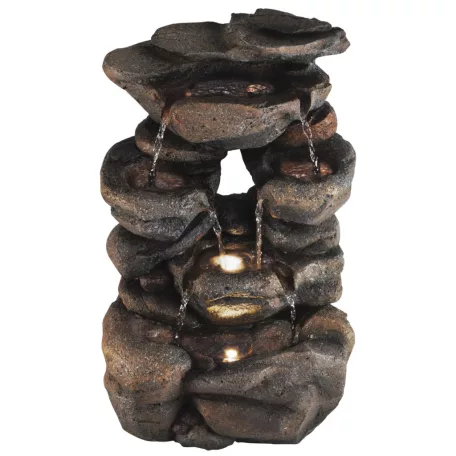 Home WF 01 csobogó, polyresin, beltéri, LED