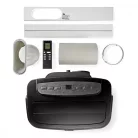 NEDIS mobil klíma SmartLife 3 az 1-ben Légkondicionáló | Wi-Fi | 12000 BTU | 100 m³ | Párátlanítás | Android™ / IOS | Energia osztály: A | 3-sebességes | 65 dB | Fekete