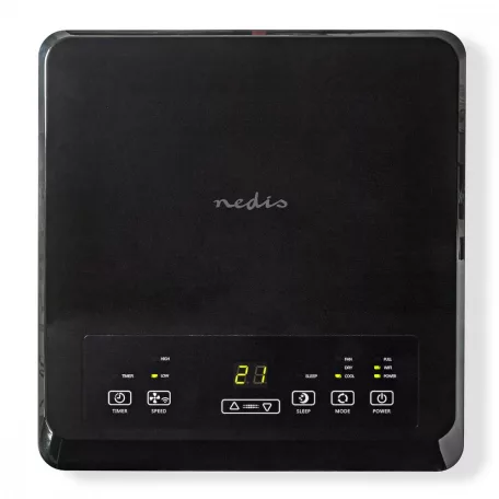 NEDIS mobil klíma 2,6kw-s wifi SmartLife 3 az 1-ben Légkondicionáló | Wi-Fi | 9000 BTU | 80 m³ | Párátlanítás | Android™ / IOS | Energia osztály: A | 3-sebességes | 65 dB | Fehér