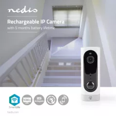   SmartLife beltéri kamera | Wi-Fi | Full HD 1080p | Felhőalapú Tárolás (opcionális) / microSD (nem tartozék) | Mozgásérzékelővel | Éjjellátó | Fehér