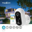 SmartLife kültéri kamera | Wi-Fi | Full HD 1080p | IP65 | Max. akku élettartam: 4 Hónap | Felhőalapú Tárolás (opcionális) / microSD (nem tartozék) | 5 V DC | Mozgásérzékelővel | Éjjellátó | Fehér