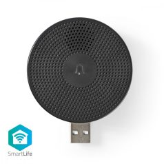   SmartLife Csipogó | Wi-Fi | Kiegeszitõ ehhez:: WIFICDP10GY | USB-áramellátású | 4 Hangok | 5 V DC | Állítható hangerő | Fekete