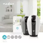 SmartLife beltéri kamera | Wi-Fi | HD 720p | Dönthető billenthető | Felhőalapú Tárolás (opcionális) / microSD (nem tartozék) | Mozgásérzékelővel | Éjjellátó | Fehér / Szürke