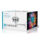 SmartLife kültéri kamera | Wi-Fi | Full HD 1080p | IP67 | Felhőalapú Tárolás (opcionális) / microSD (nem tartozék) | 12 V DC | Mozgásérzékelővel | Éjjellátó | Fehér