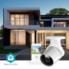 SmartLife kültéri kamera | Wi-Fi | Full HD 1080p | IP65 | Felhőalapú Tárolás (opcionális) / microSD (nem tartozék) | 12 V DC | Mozgásérzékelővel | Éjjellátó | Ezüst / Fehér